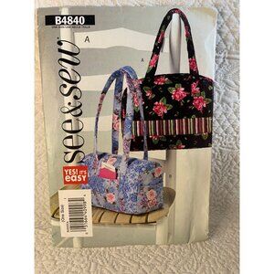 Butterick Misses Handbag Sewing Pattern B4840 - uncut